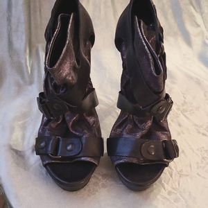 Black Vera Wang Lavender high heels